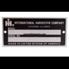 Serial number tag, International