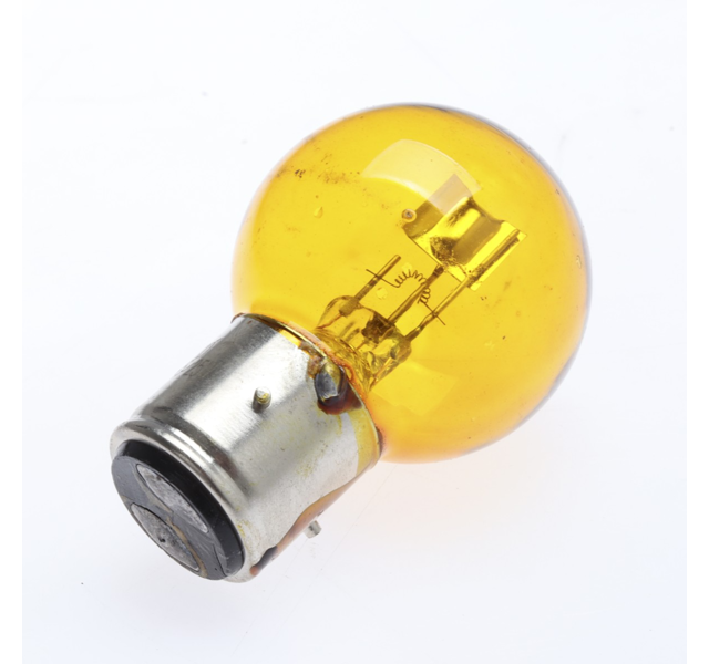 Marchal bulb, yellow, 6 volt, 45/40 Watt
