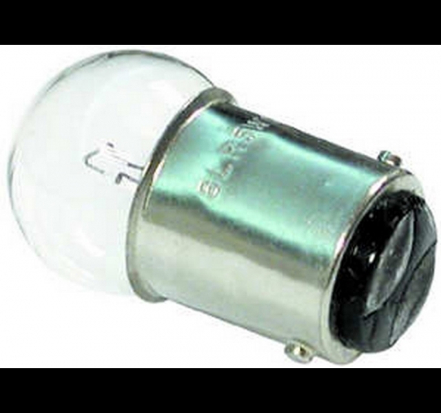 lamp 12 Volt, 10 watt. dubbele aansluiting onderaan