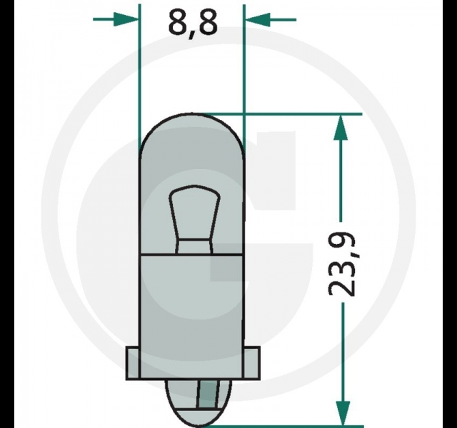 Bulb, 12 Volt, 2 Watt Histoparts