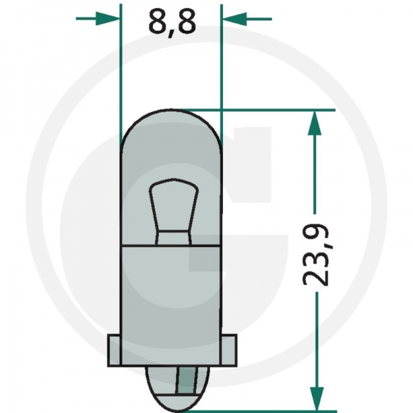 Bulb, 12 Volt, 3 Watt Histoparts