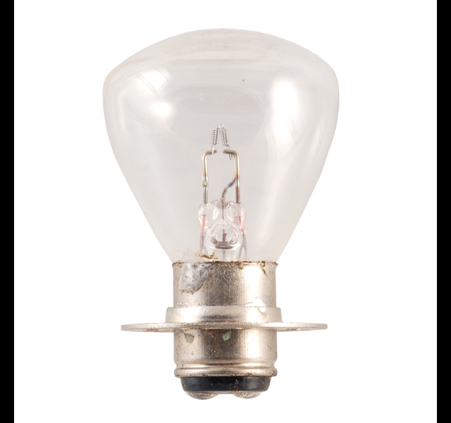 Bulb with ring, USA fitting, 6 Volt, double contact