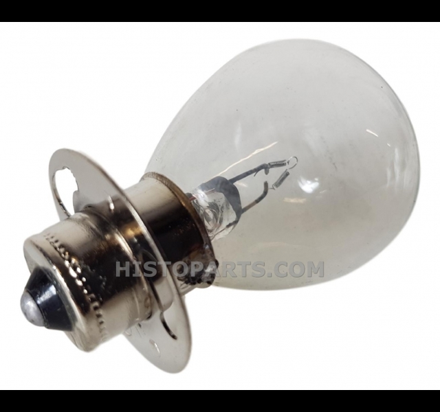 Bulb with ring, USA fitting. 6Volt. single contact