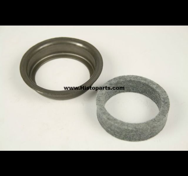Upper steering bolster retainer and felt. Farmall H