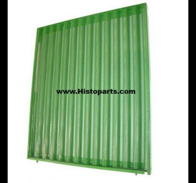 Side screen with frame, John Deere
