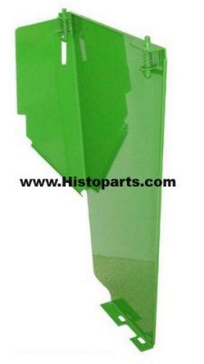 Rear engine side shield. LH. John Deere 4010, 4020 Histoparts