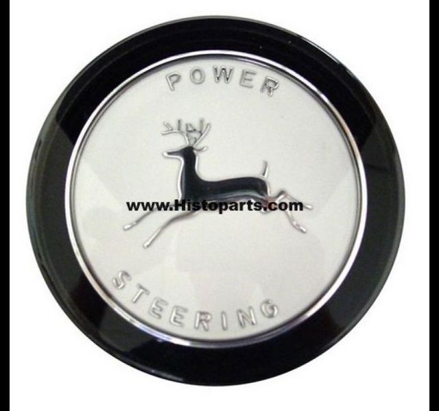 Stuurwieldop met logo. John Deere