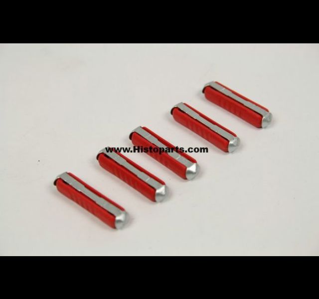 Stenen zekering set 16 Ampere, Rood