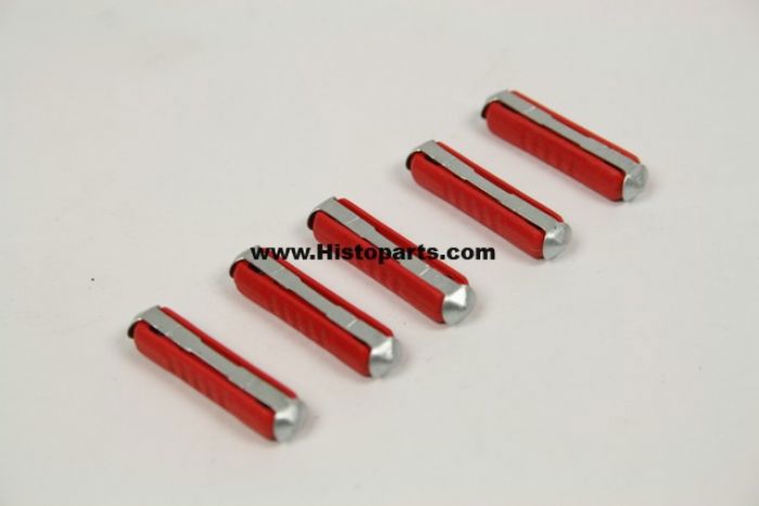 Stenen zekering set 16 Ampere, Rood