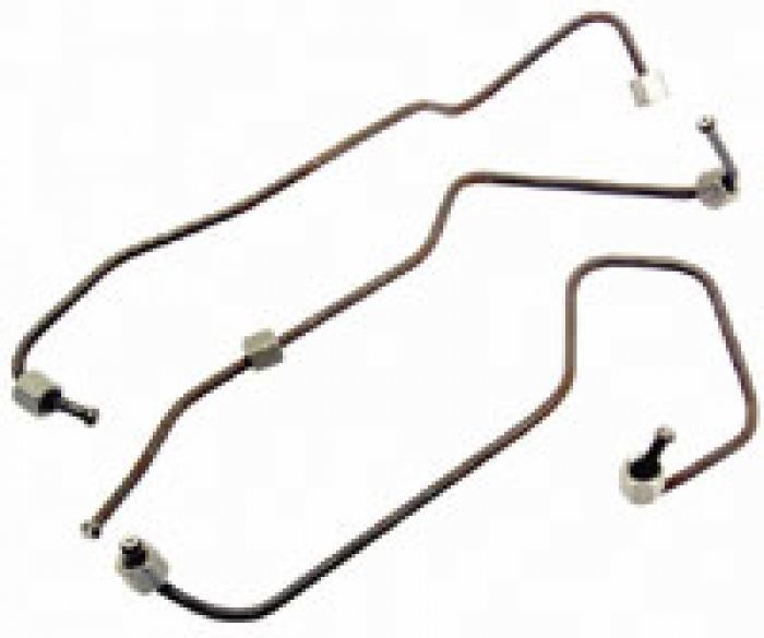 Injector pipe set. Late style. Ford