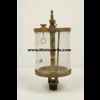 Messing oliedruppelaar. glas 112 mm