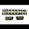 Mc. Cormick 434, bonnet decal set