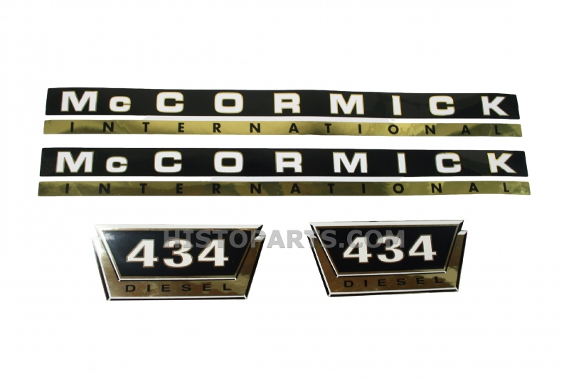 Mc. Cormick 434, bonnet decal set