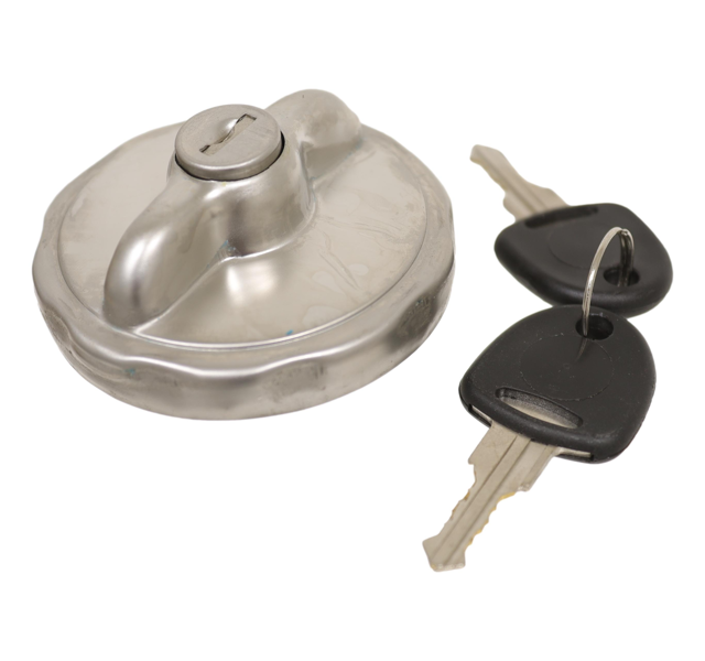 Fuel tank cap, with lock