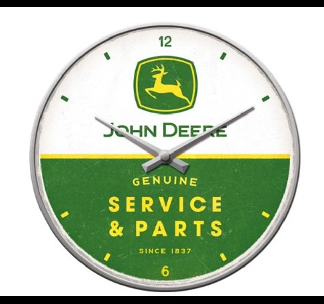 John Deere, neon klok