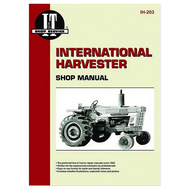 Workshop manual. International 766 tru 1086