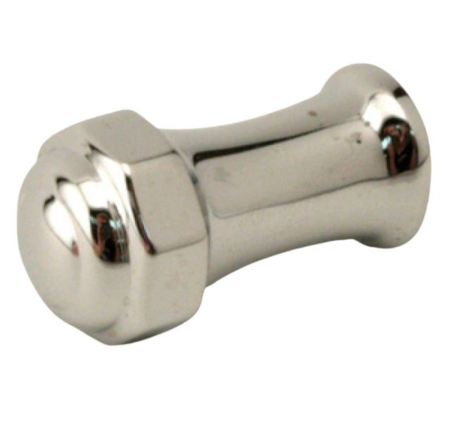 Chromen deur sluiting knob