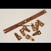 Coil box, contact strips
