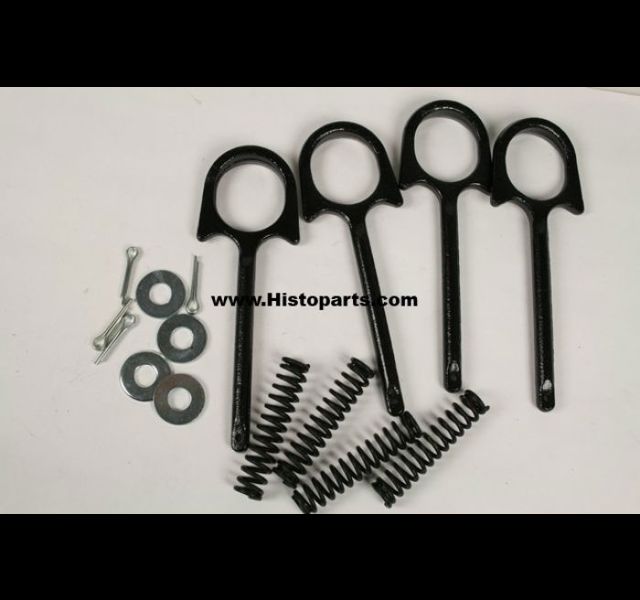 Motorkap haken set. Ford 1917-27