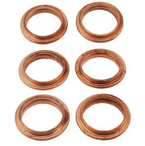 Copper manifold gasket rings
