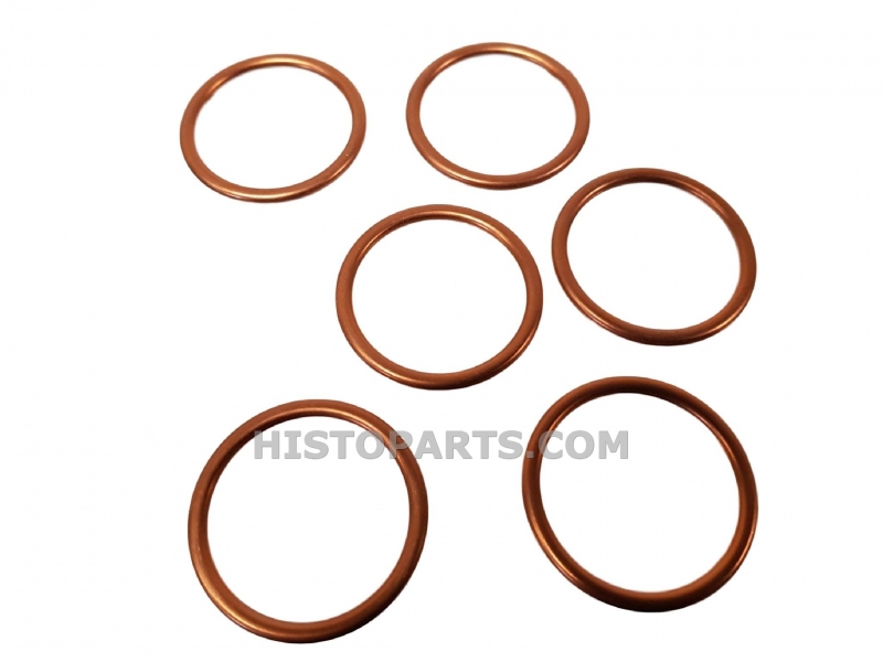 Manifold gasket copper ring set