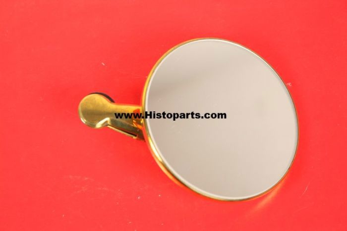Mirror, fits side windshield glass