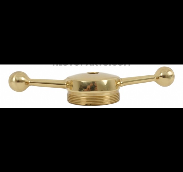 Radiatorcap "Dogbone" brass Histoparts