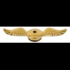 Radiatorcap "Gull wing" brass