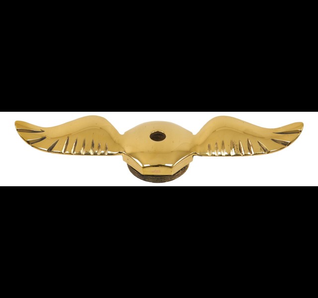 Radiatorcap "Gull wing" brass