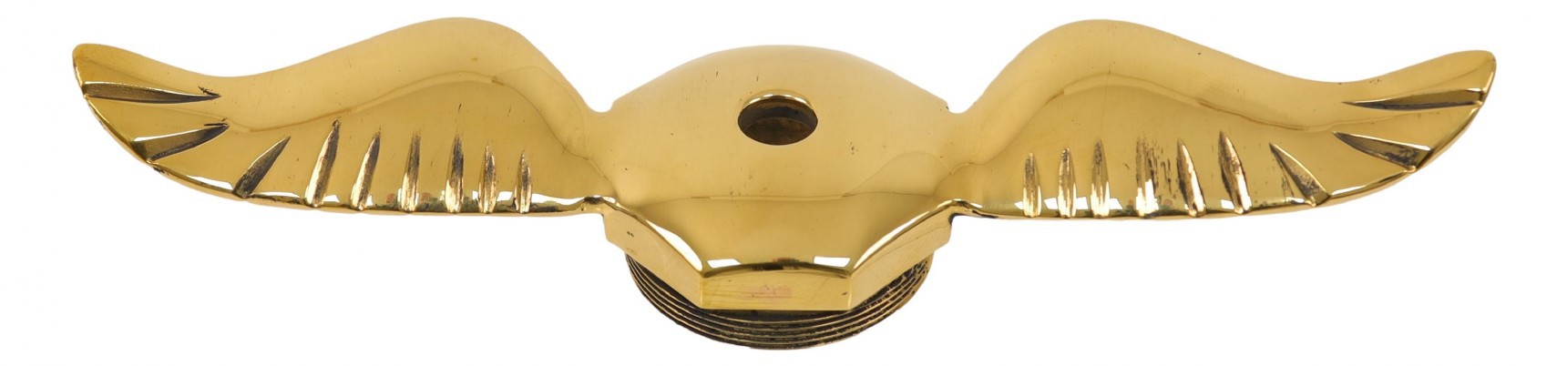 Radiatorcap "Gull wing" brass