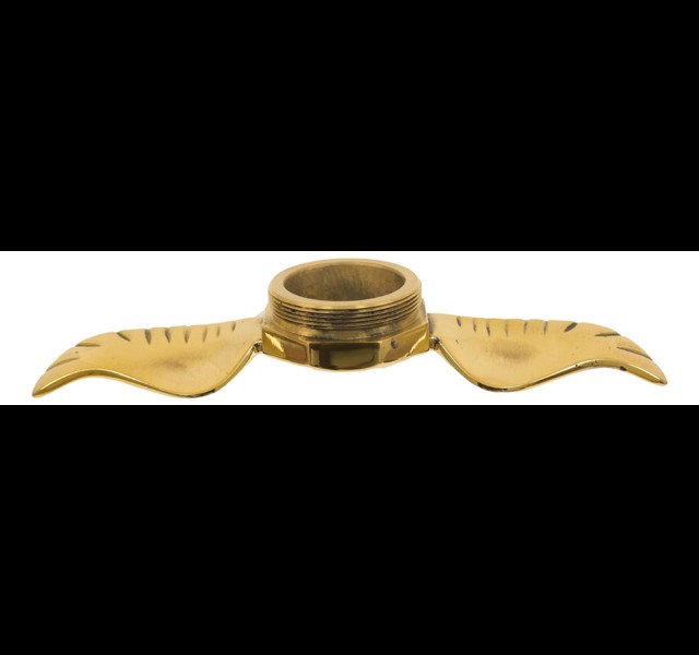 Radiatorcap "Gull wing" brass Histoparts
