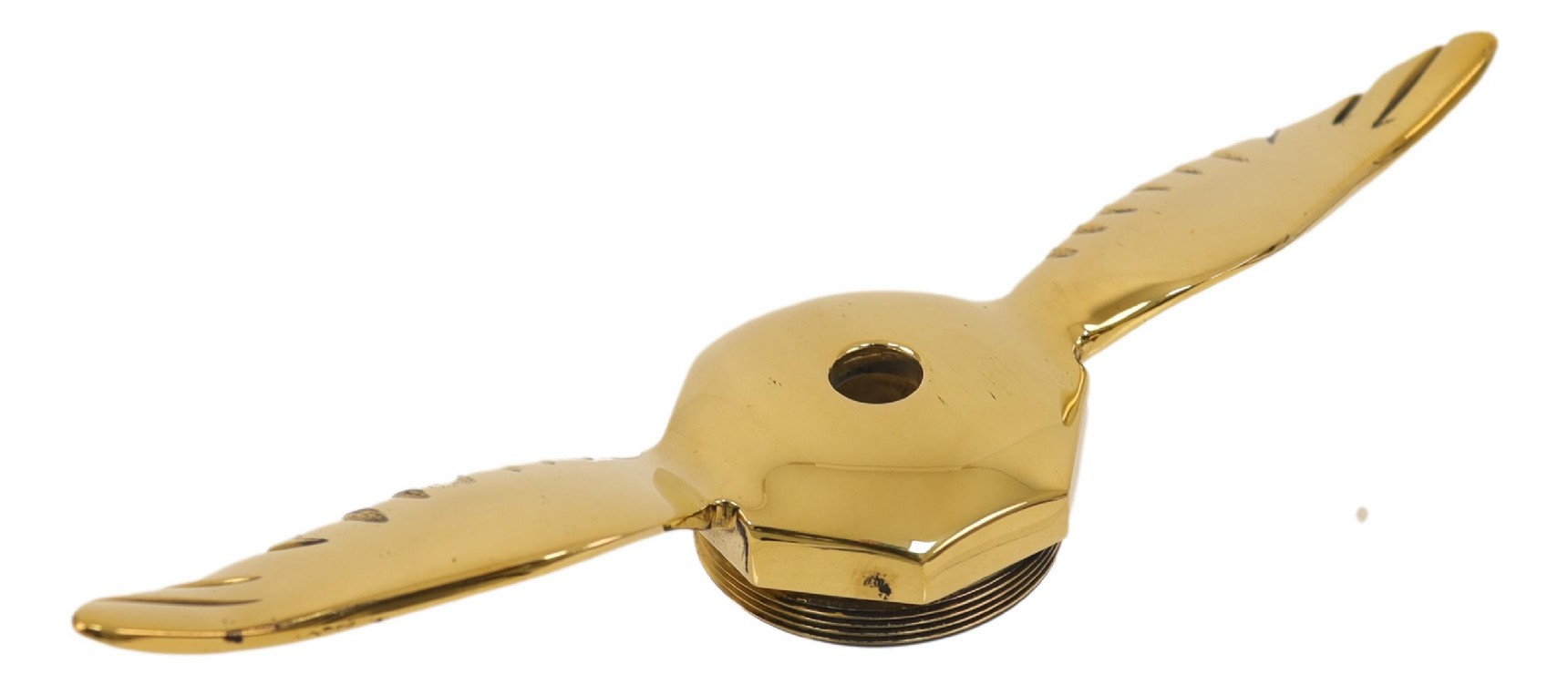 productphoto of Radiatorcap "Gull wing" brass