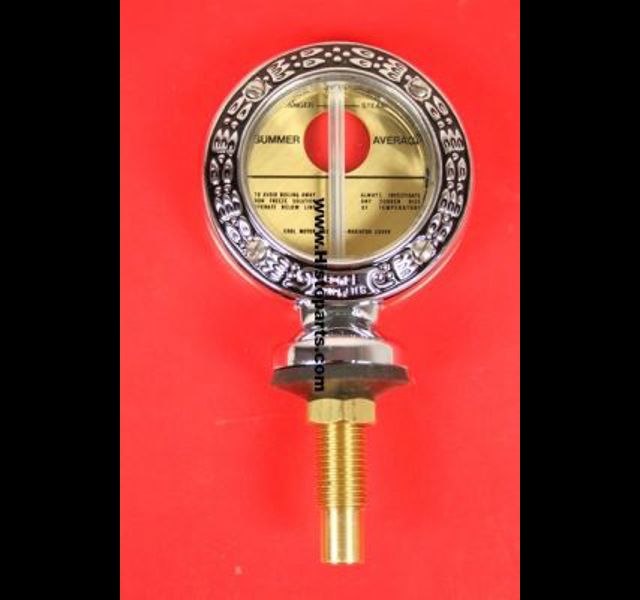 Chromen Boyce Motormeter temperatuurmeter