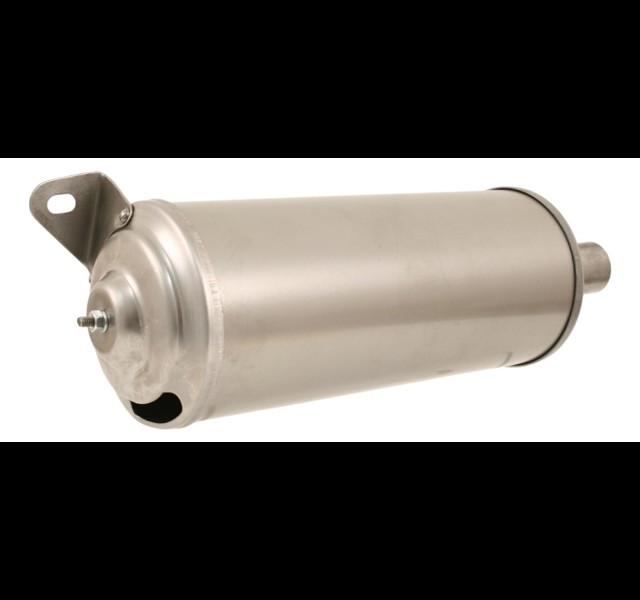 Steel end muffler. Model T