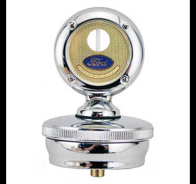 Radiateurdop met Moto Meter temperatuurmeter. A-Ford