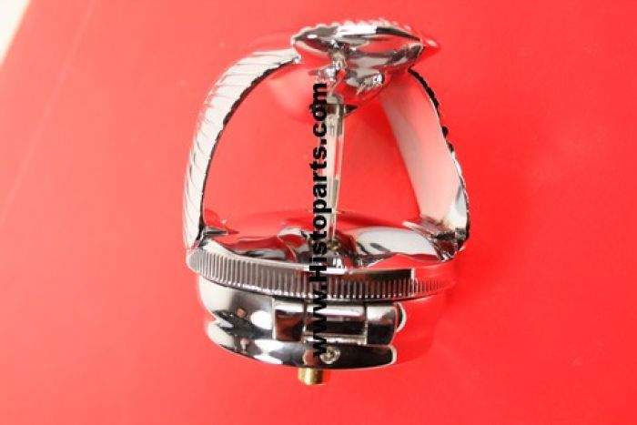 Quail radiator cap with Moto Meter temeratyure gauge. A-Ford in detail