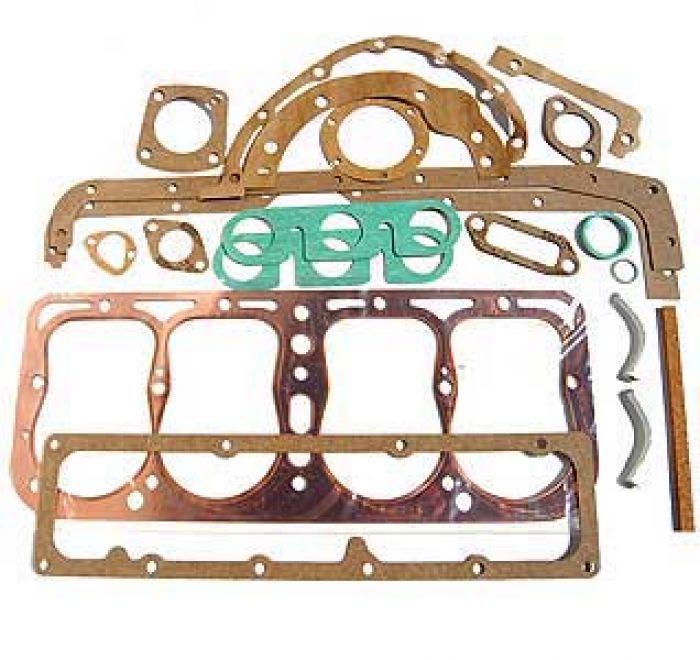 Motorpakkingset A-Ford, met koperen koppakking