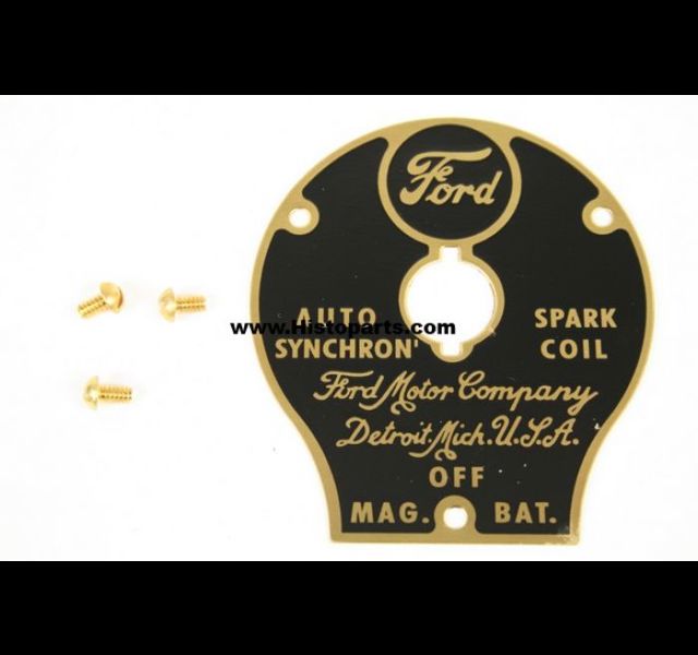 Ford switch plate on coilbox,