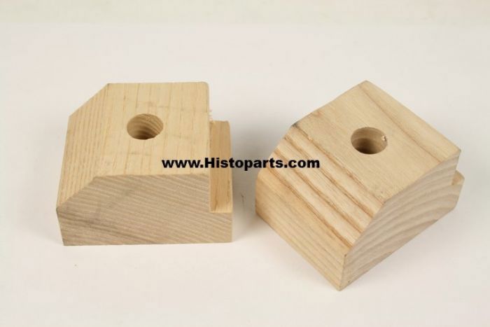Houten blokken set, transmissiehuis en chassis. T-Ford