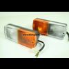 Breedte lamp set voor montage op schuin aflopend spatbord