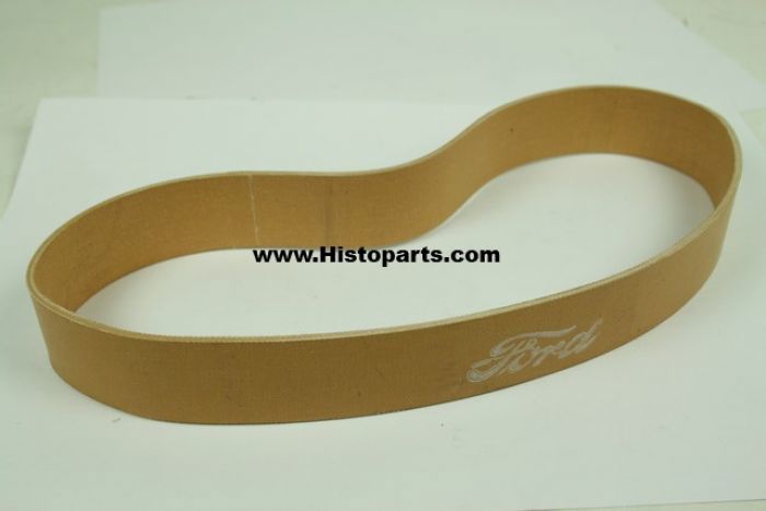 Leren platte ventilator riem zonder verbinding. T-Ford