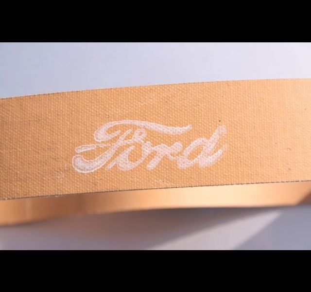 Leren platte ventilator riem zonder verbinding. T-Ford Histoparts