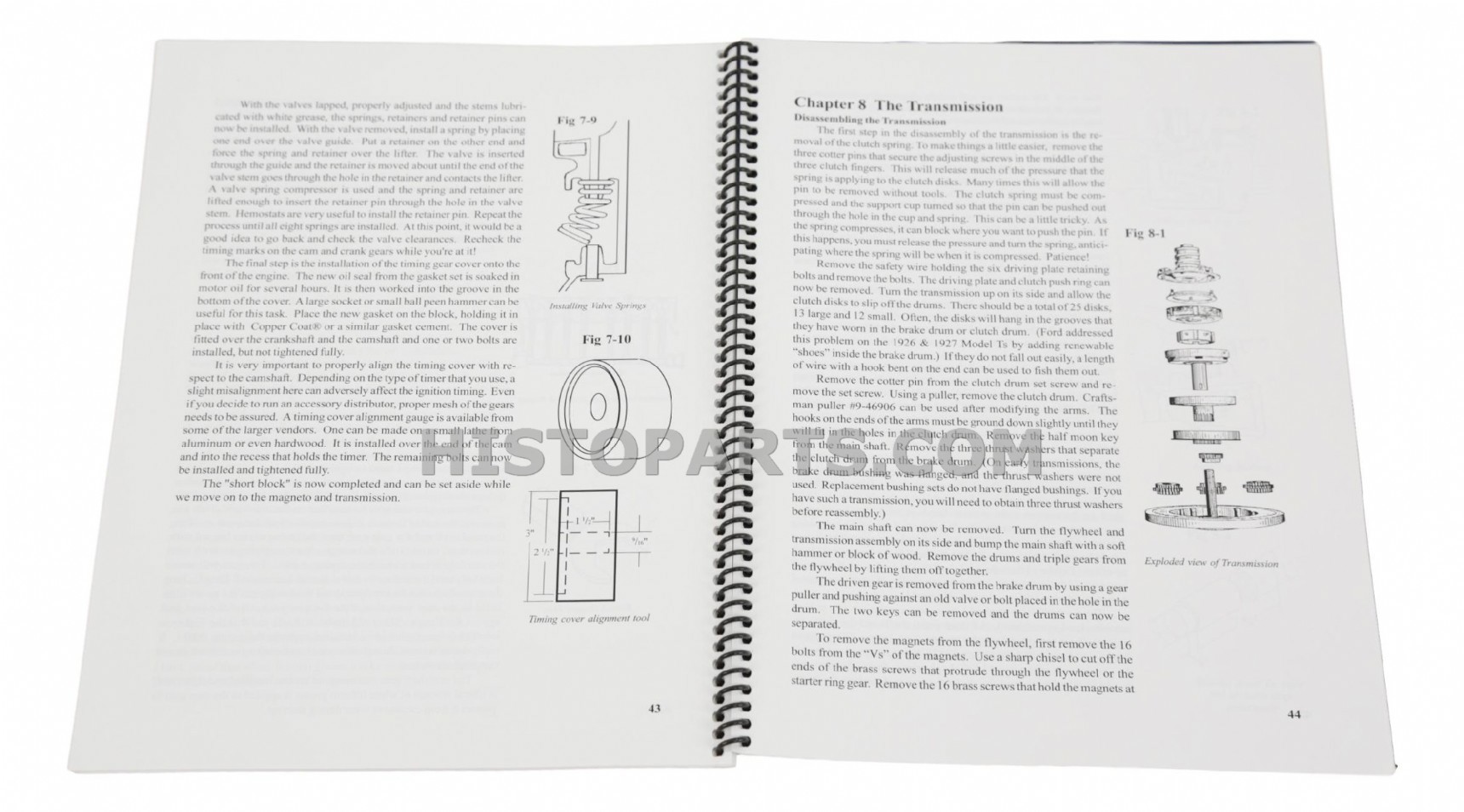 T-Ford power plant book Histoparts