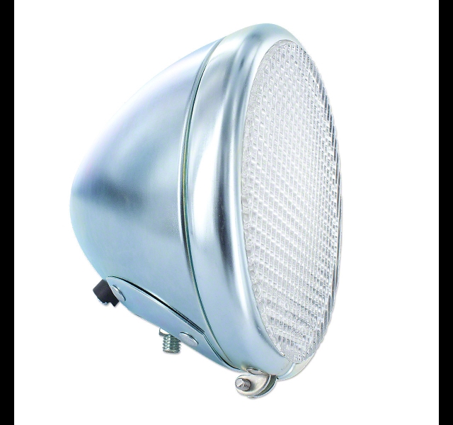 Koplamp 7" (180 mm) met vlak glas en verzinkte behuizing