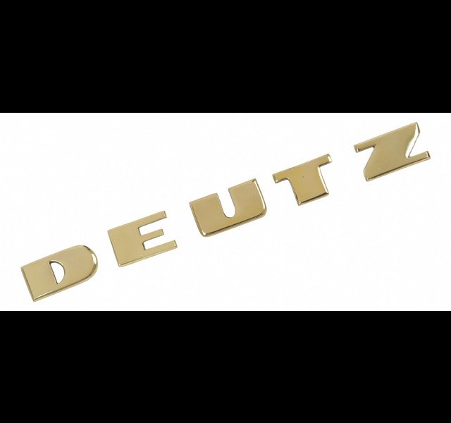 Deutz woord in messing voor 06 serie