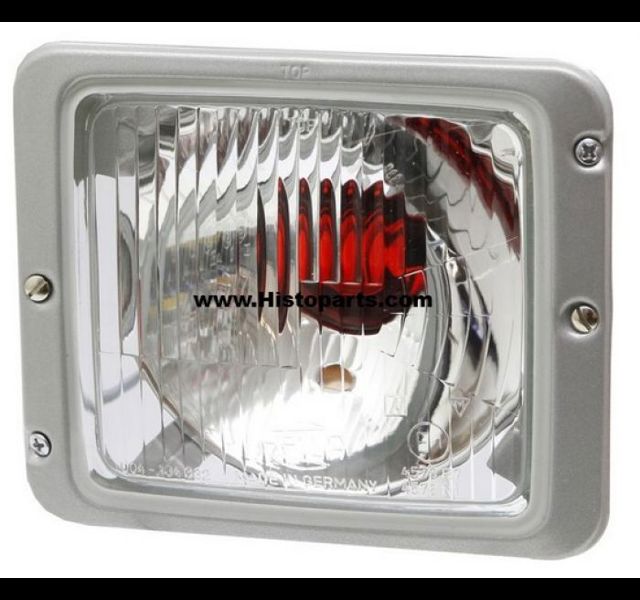 Headlamp with round mirror, International tractors