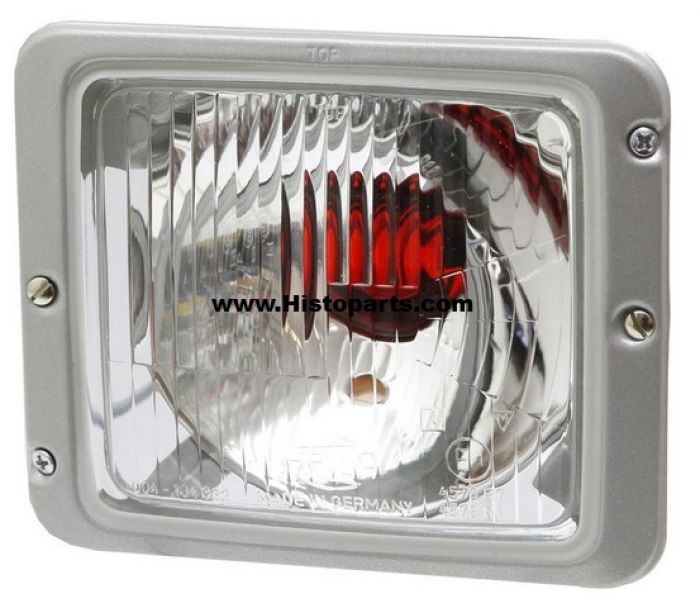 Headlamp with round mirror, International tractors