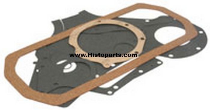 Lower engine gasket set. International B-serie