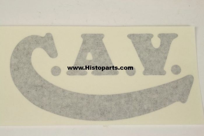 C.A.V. Battery box decals, Cropmaster Diesel, pair