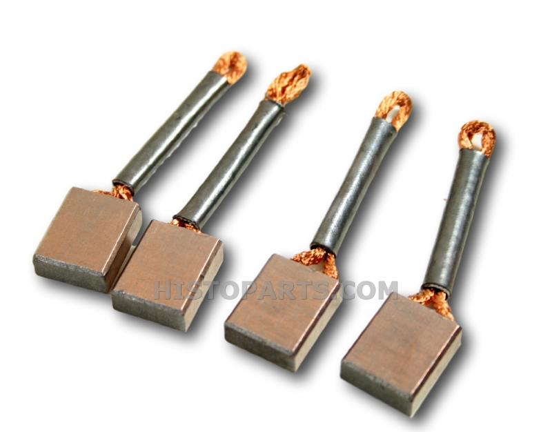 Brush set, startermotor- Lucas M50